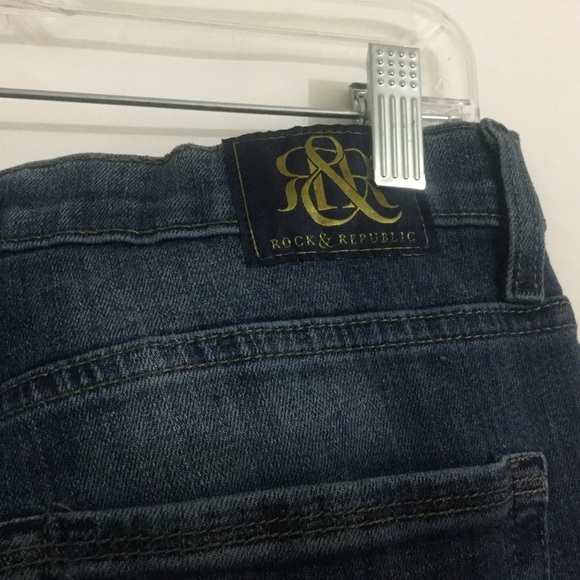 Rock & Republic Jeans Kasandra Blue Boot Cut  12M - Picture 6 of 7